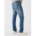 Stretch Terry™ Indigo 5-Pocket (32